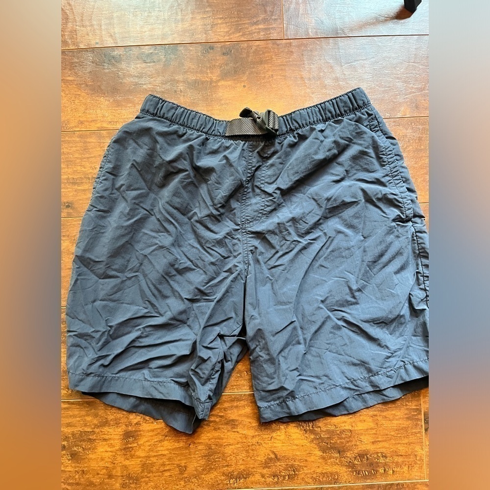 Columbia Omni Shield Belted Swim Shorts Blue Size Small